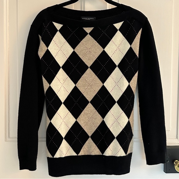 Banana Republic argyle sweater - Picture 1 of 4